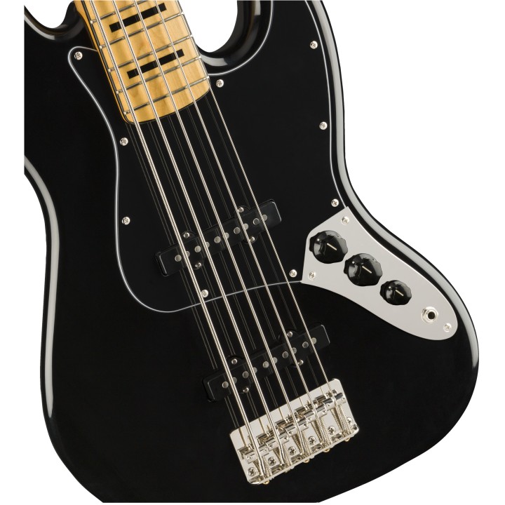 Acquista SQUIER Classic Vibe '70s Jazz Bass® V, Maple Fingerboard, Nero 0374550506 online | Merula Strumenti Musicali