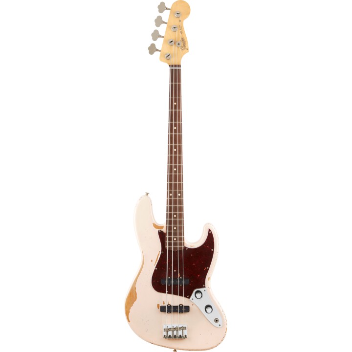 Acquista FENDER Flea Jazz Bass Roadworn Shell Pink 0141020356 online | Merula Strumenti Musicali