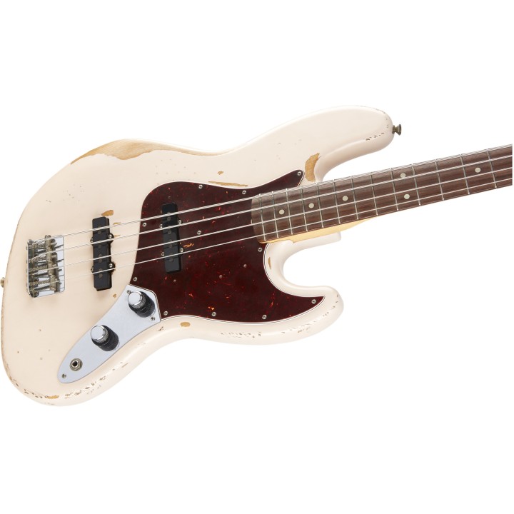 Acquista FENDER Flea Jazz Bass Roadworn Shell Pink 0141020356 online | Merula Strumenti Musicali