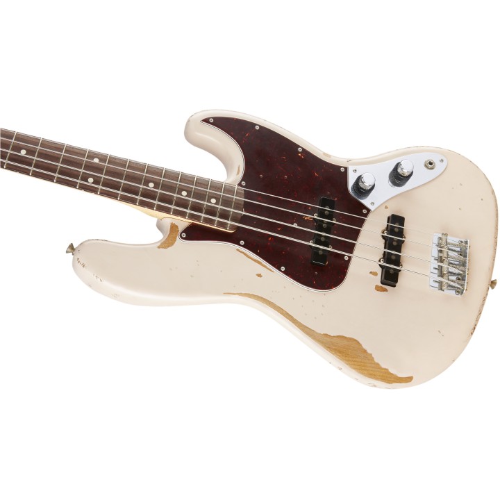 Acquista FENDER Flea Jazz Bass Roadworn Shell Pink 0141020356 online | Merula Strumenti Musicali