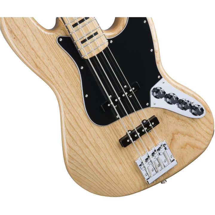 Acquista FENDER DELUXE ACTIVE JAZZ BASS ASH MN NATURAL online | Merula Strumenti Musicali
