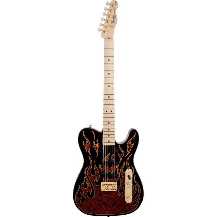 Acquista FENDER James Burton Telecaster, Maple Fingerboard, Red Paisley Flames online | Merula Strumenti Musicali