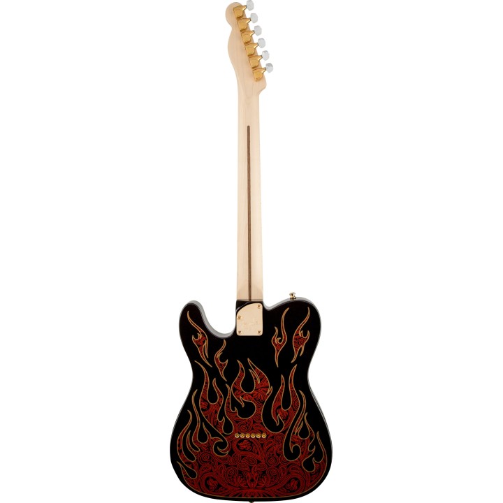 Acquista FENDER James Burton Telecaster, Maple Fingerboard, Red Paisley Flames online | Merula Strumenti Musicali