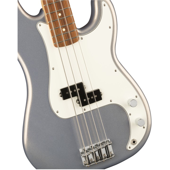 Acquista FENDER PLAYER PRECISION BASS SILVER 0149803581 online | Merula Strumenti Musicali