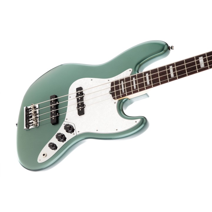 Acquista FENDER Adam Clayton Jazz Bass, Rosewood Fingerboard, Sherwood Green Metallic online | Merula Strumenti Musicali
