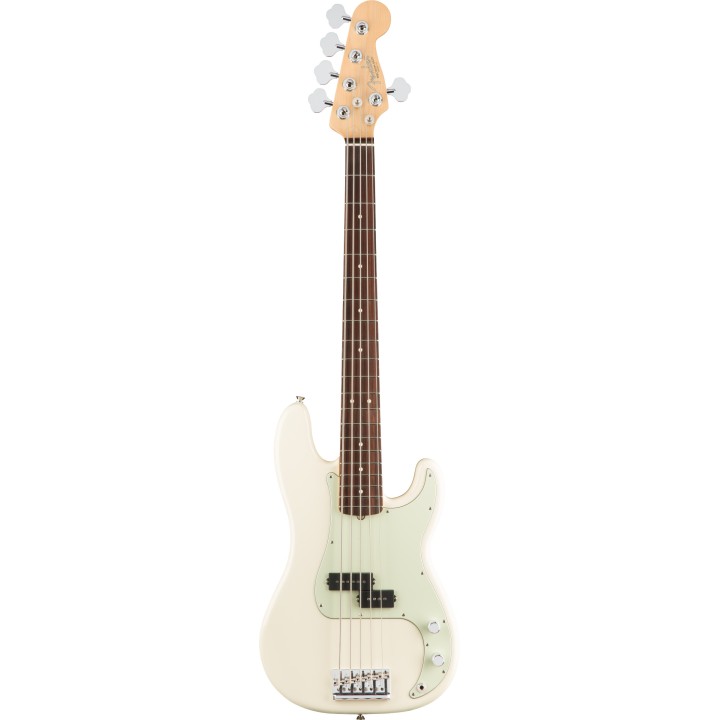 Acquista FENDER American Professional Precision Bass V Rw Olympic White online | Merula Strumenti Musicali