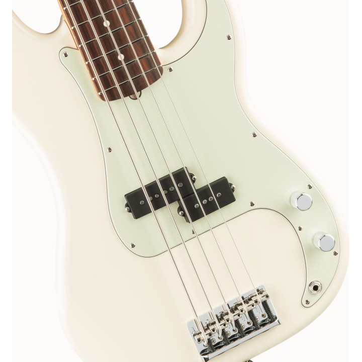 Acquista FENDER American Professional Precision Bass V Rw Olympic White online | Merula Strumenti Musicali