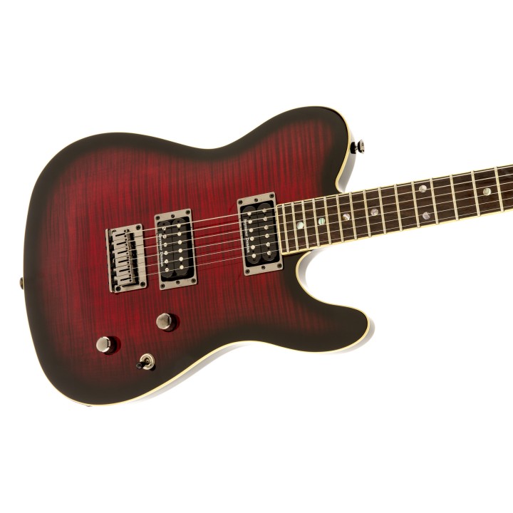 Fender Special Edition Custom Telecaster FMT HH, Laurel Fingerboard, Black Cherry Burst