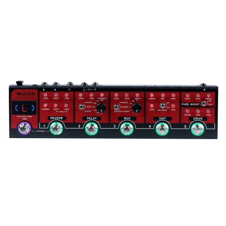 Acquista MOOER RED TRUCK online | Merula Strumenti Musicali