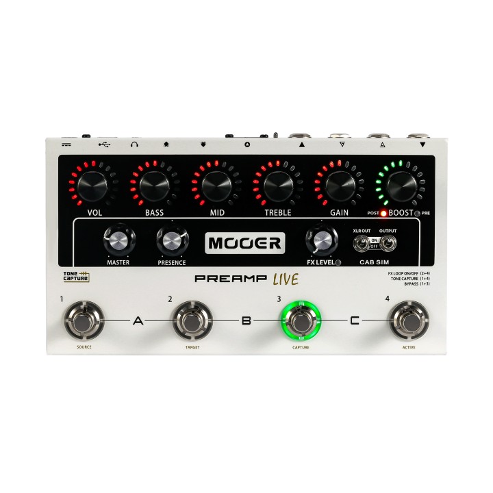 Acquista MOOER PRE AMP LIVE online | Merula Strumenti Musicali
