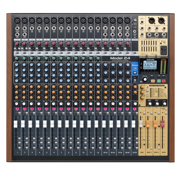 Tascam - MODEL 24  Mixer, Interfaccia Audio con Registratore Multitraccia