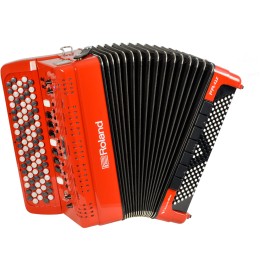 roland fr-4xb red fisarmonia digitale rossa