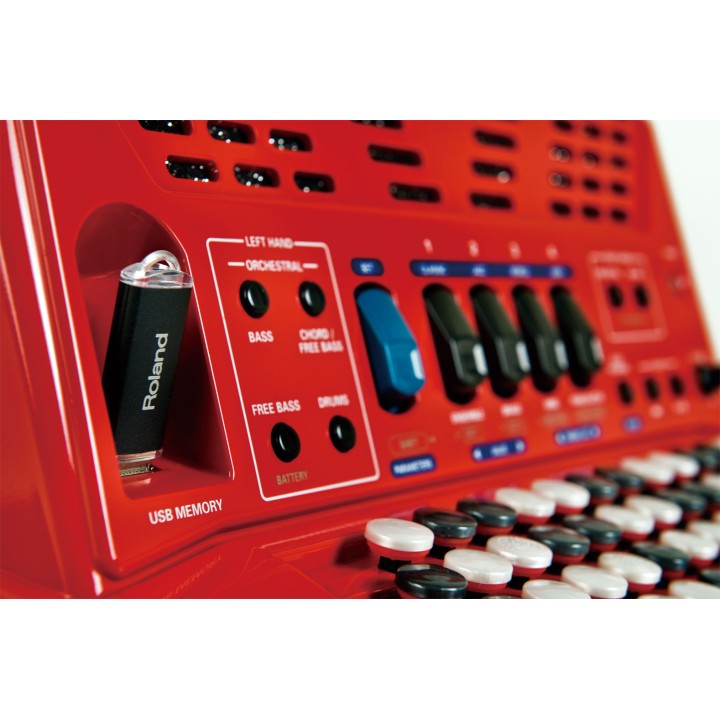 roland fr-41xb rd rossa fisarmonica digitale