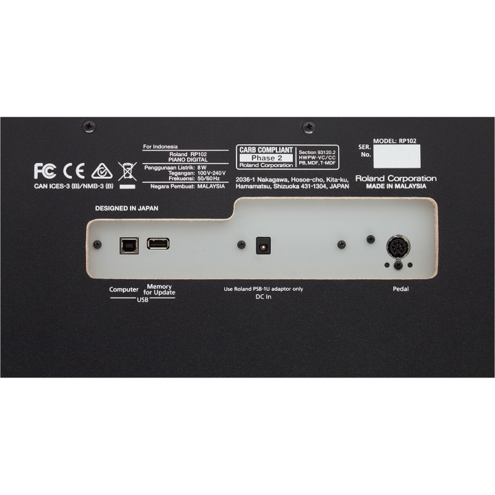 Acquista ROLAND RP102-BK online | Merula Strumenti Musicali