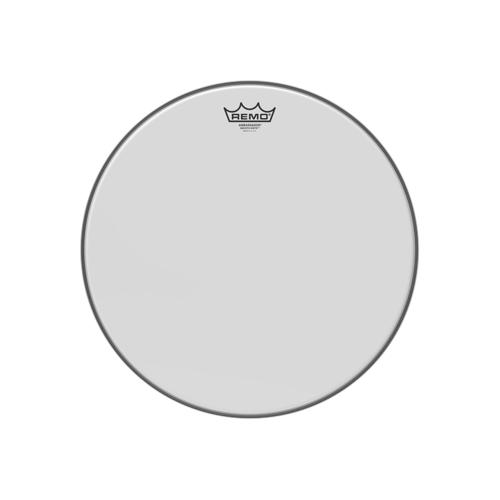 Acquista REMO BA-0216-00 PELLE REMO AMBASSADOR SMOOTH WHITE 16" online | Merula Strumenti Musicali