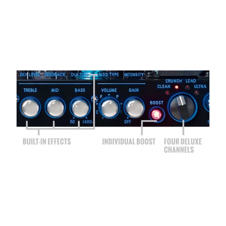 Acquista HUGHES & KETTNER GRAND MEISTER DELUXE 40 HEAD online | Merula Strumenti Musicali