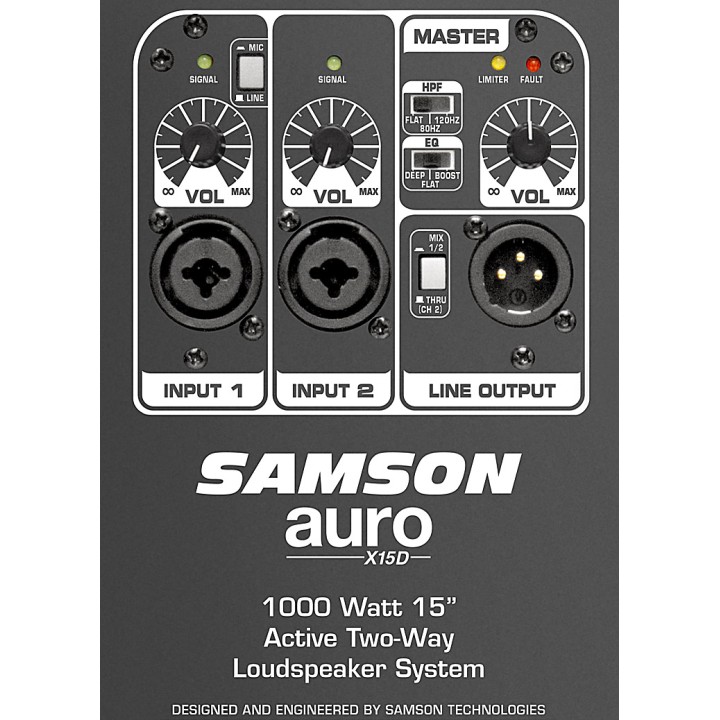 Acquista SAMSON AURO X15D - DIFFUSORE ATTIVO - 1000W online | Merula Strumenti Musicali