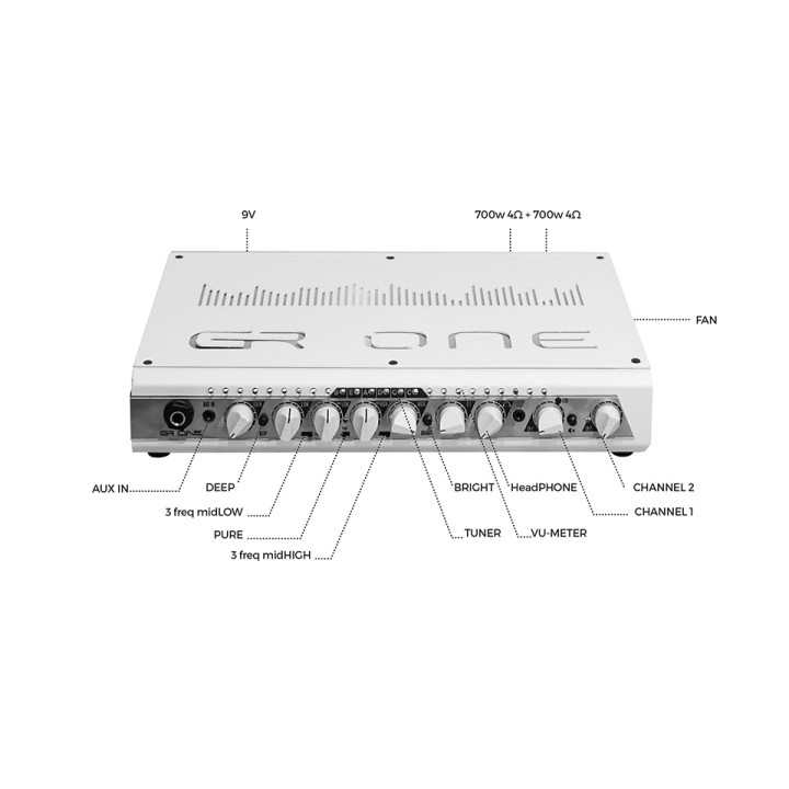 Acquista GRBASS ONE 1400 WHITE online | Merula Strumenti Musicali