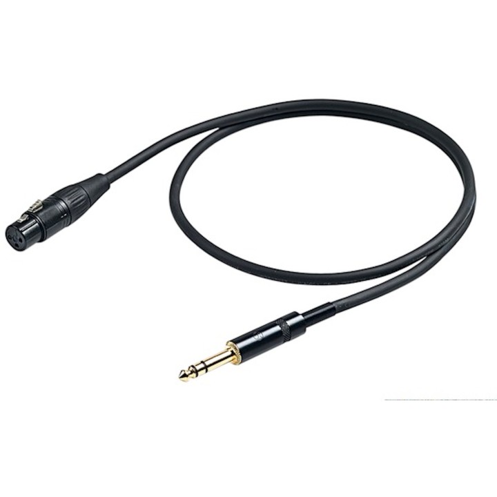 cannon femmina jack maschio stereo bilanciato 3 m