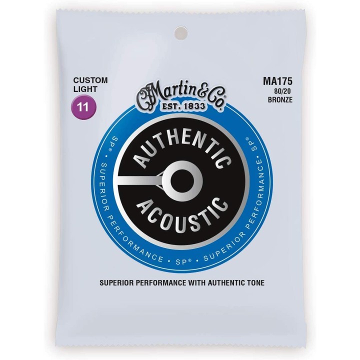 Acquista MARTIN Ma175 Authentic Sp Custom Light Bronze 11-52 online | Merula Strumenti Musicali