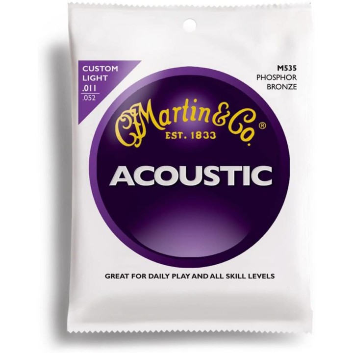 Acquista MARTIN M535 - 11/52 PHOSPHOR BRONZE CUSTOM LIGHT ACUSTICA online | Merula Strumenti Musicali