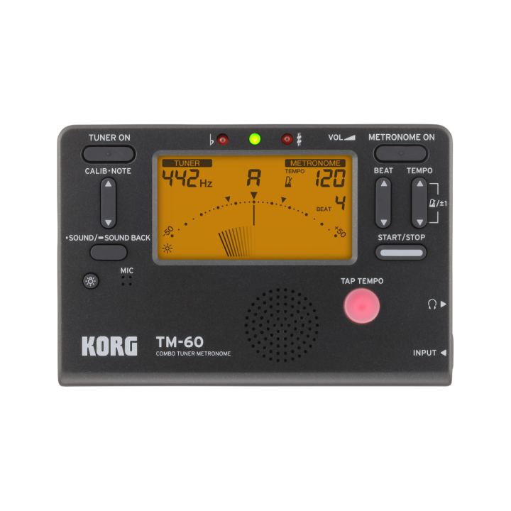 korg tm-60 bk accordatore metronomo