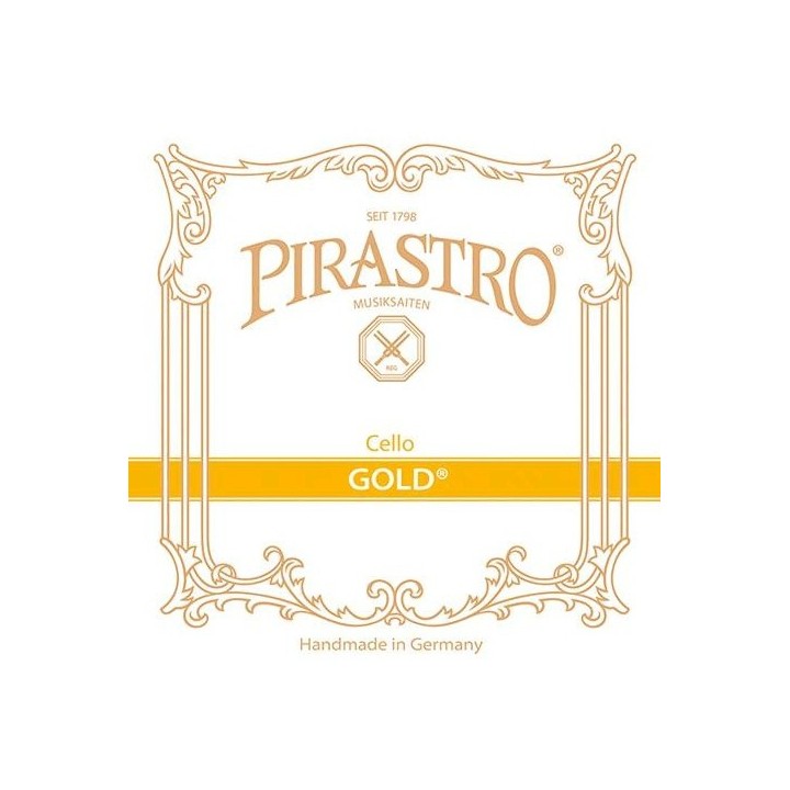 Acquista PIRASTRO SET MITTEL CELLO GOLD online | Merula Strumenti Musicali
