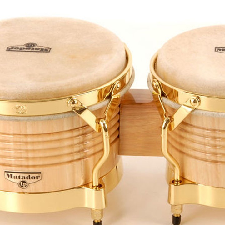 Acquista LATIN PERCUSSION Bongos Matador Wood Natural Gold - M201-Aw online | Merula Strumenti Musicali