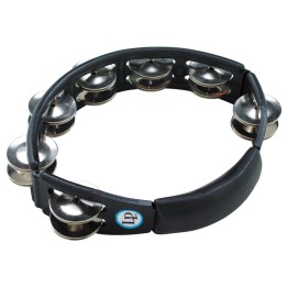 Acquista LATIN PERCUSSION Lp150 Tamburello Cyclop Steel Jingles Blk online | Merula Strumenti Musicali