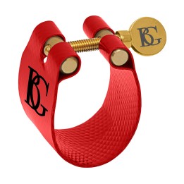 Acquista BG LFA9 FLEX-RED LEGATURA SAX ALTO IN TESSUTO SINTETICO ROSSA online | Merula Strumenti Musicali