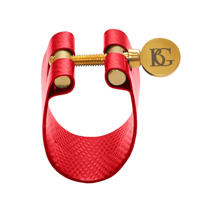 Acquista BG LFA9 FLEX-RED LEGATURA SAX ALTO IN TESSUTO SINTETICO ROSSA online | Merula Strumenti Musicali