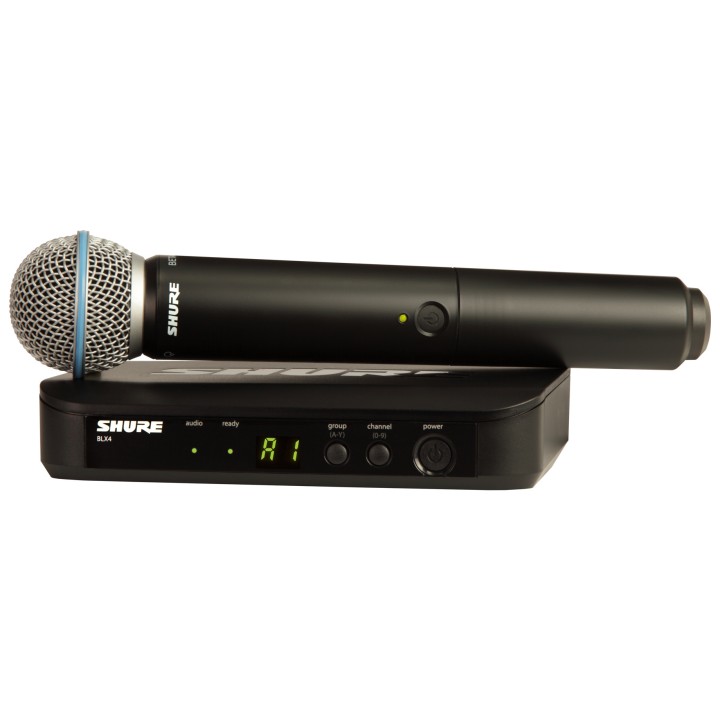 SHURE BLX24E-B58 | RICEVITORE + TRASMETTITORE GELATO BETA58. (M17)