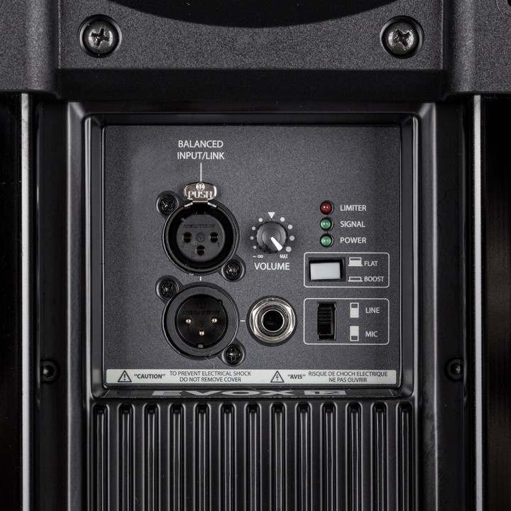 RCF EVOX 12 | Sistema array attivoa due vie con cono da 15” 1400W 130 db SPL