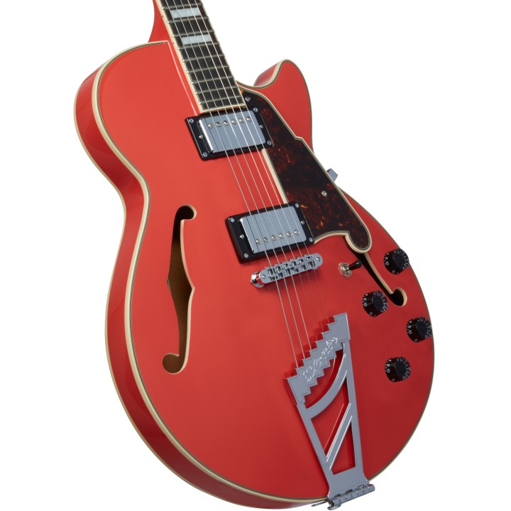 Acquista D'ANGELICO Premier SS Stairstep - Fiesta Red online | Merula Strumenti Musicali
