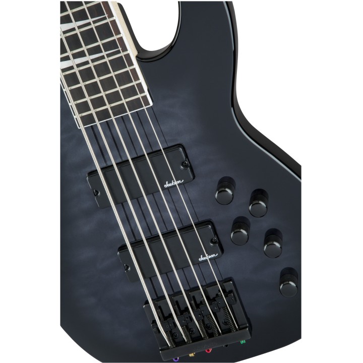 Acquista JACKSON Js Series Concert™ Bass Js3vq, Amaranth Fingerboard, Transparent Black Burst online | Merula Strumenti Musicali