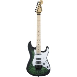 Acquista JACKSON X Series Signature Adrian Smith Sdxqm, Maple Fingerboard, Transparent Green  online | Merula Strumenti Musicali