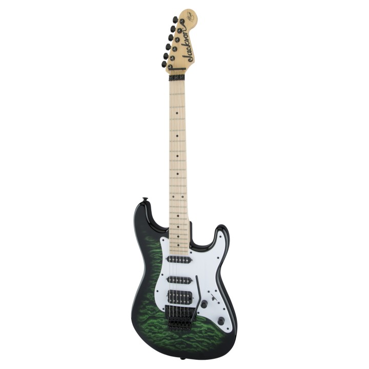 Acquista JACKSON X Series Signature Adrian Smith Sdxqm, Maple Fingerboard, Transparent Green  online | Merula Strumenti Musicali