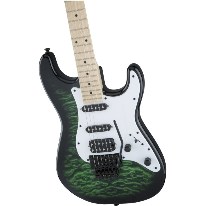 Acquista JACKSON X Series Signature Adrian Smith Sdxqm, Maple Fingerboard, Transparent Green  online | Merula Strumenti Musicali