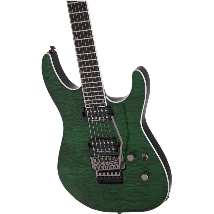 Acquista JACKSON PRO SERIES SOLOIST™ SL2Q MAH, EBONY FINGERBOARD, TRANSPARENT GREEN - 2914223 online | Merula Strumenti Musicali