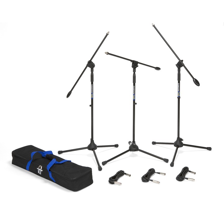 Samson - BL3VP Set di 3 Aste Microfoniche con Borsa