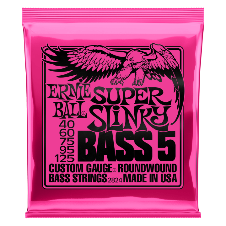 Acquista ERNIE BALL 2824 SUPER SLINKY (5 corde) 40-125 online | Merula Strumenti Musicali