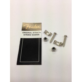 Acquista FENDER Vintage-Style Stratocaster String Guides (2) (Chrome) online | Merula Strumenti Musicali