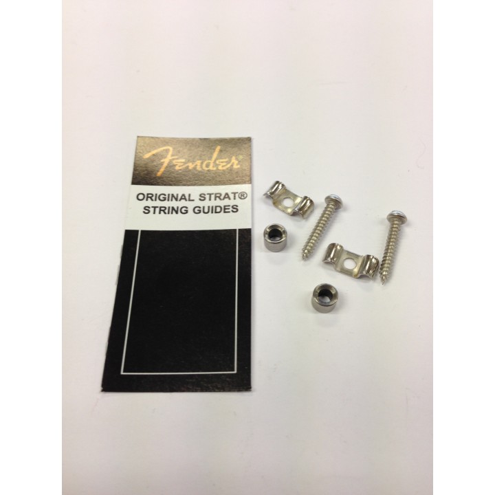 Acquista FENDER Vintage-Style Stratocaster String Guides (2) (Chrome) online | Merula Strumenti Musicali