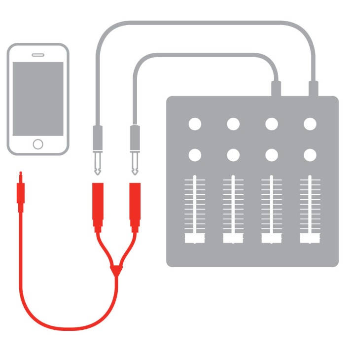 ik multimedia iline mono output splitter
