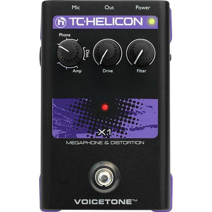 tc helicon voicetone x1 stompbox