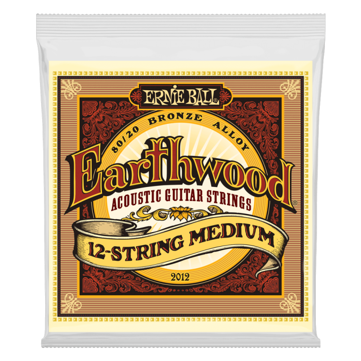 Acquista ERNIE BALL 2012 EARTHWOOD 80/20 BRONZE MEDIUM 11-52 (12corde) online | Merula Strumenti Musicali