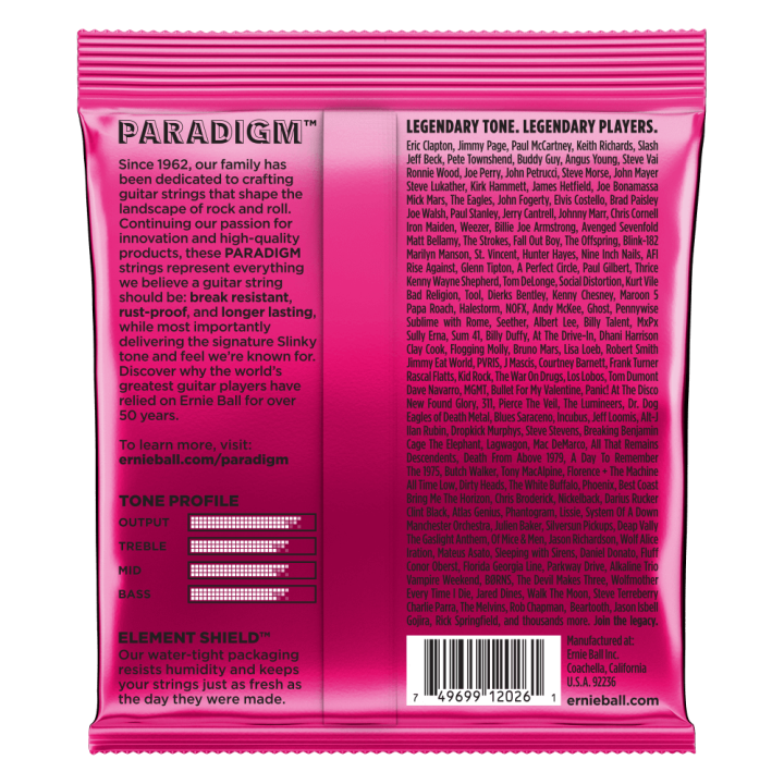 Acquista ERNIE BALL 2023 PARADIGM SUPER SLINKY 9-42 online | Merula Strumenti Musicali