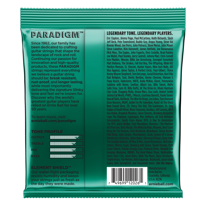 Acquista ERNIE BALL 2026 PARADIGM NOT EVEN SLINKY 12-56 online | Merula Strumenti Musicali