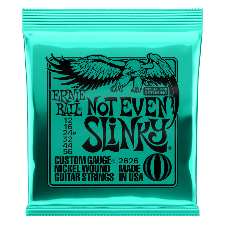 Acquista ERNIE BALL 2626 NOT EVEN SLINKY CON AVVOLGIMENTO IN NICKEL 12-56 online | Merula Strumenti Musicali