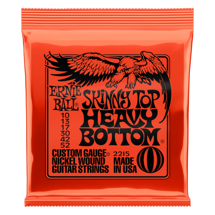 Acquista ERNIE BALL 2215 Skinny Top Heavy Bottom CON AVVOLGIMENTO IN NICKEL 10-52 online | Merula Strumenti Musicali